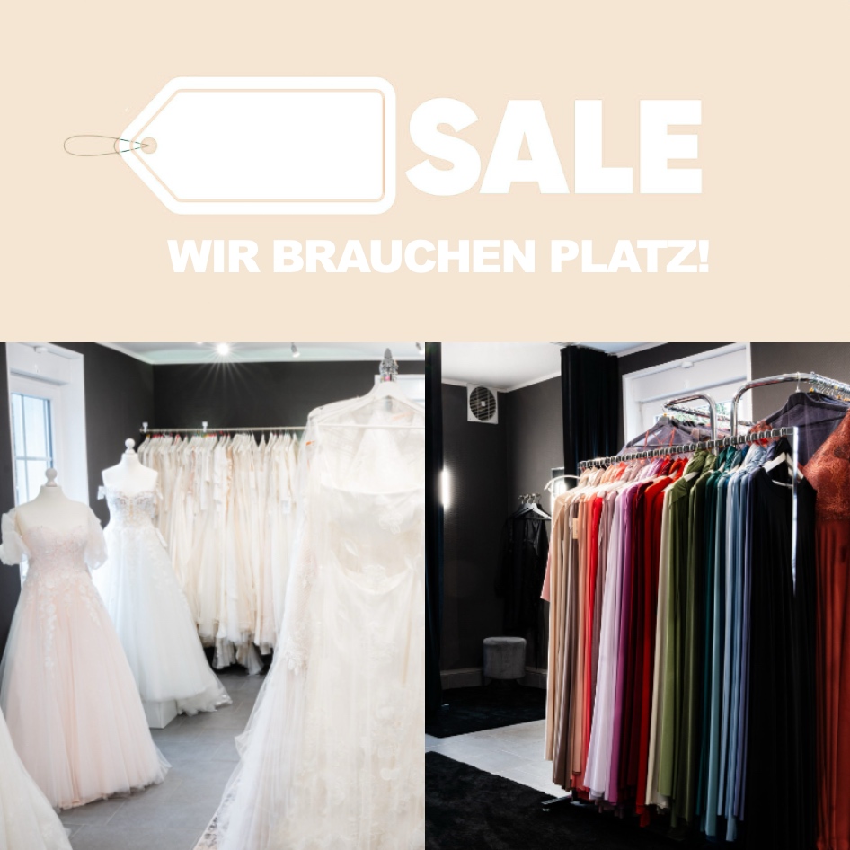 Mehr über den Artikel erfahren Großer SALE bei Brittanja Braut- und Festmoden